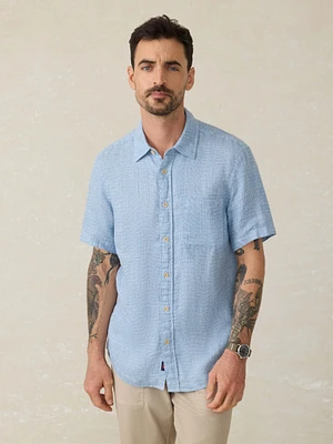 Short-Sleeve Palma Linen Shirt