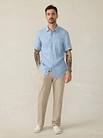 Short-Sleeve Palma Linen Shirt