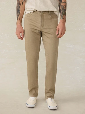 Stretch Terry 5-Pocket Pant - Desert Khaki
