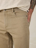 Stretch Terry 5-Pocket Pant - Desert Khaki
