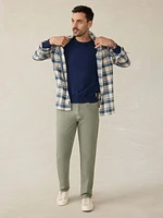 Stretch Terry 5-Pocket Pant - Faded Olive