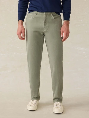 Stretch Terry 5-Pocket Pant - Faded Olive