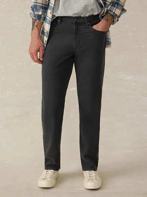 Stretch Terry 5-Pocket Pant - Onyx Black