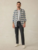 Stretch Terry 5-Pocket Pant - Onyx Black