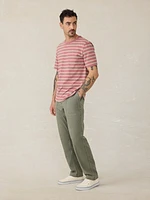 Sunwashed Tee - Red Reef Stripe