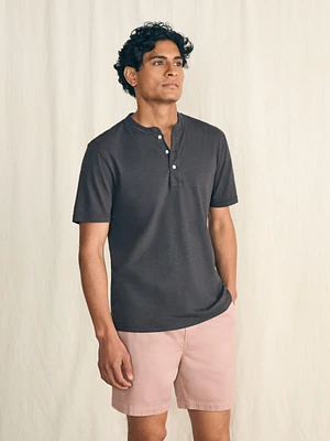 Short-Sleeve Sunwashed Henley