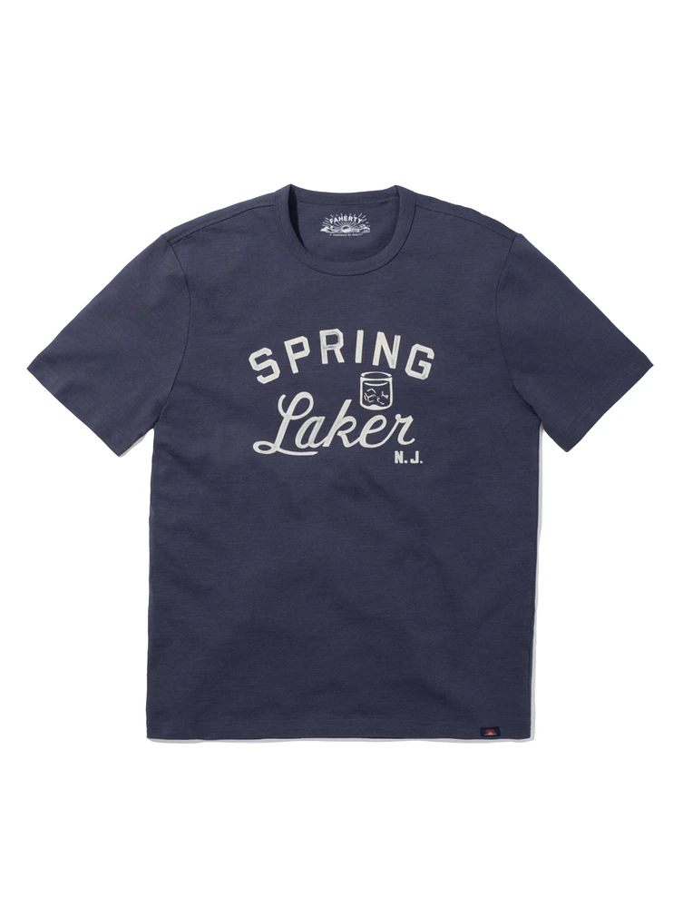 Spring Lake Short-Sleeve Crew T-Shirt - Dune Navy