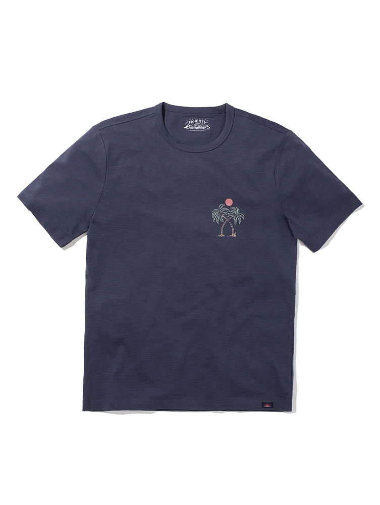 Charleston Short-Sleeve Crew T-Shirt - Dune Navy