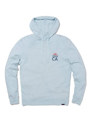 Malibu Slub Hoodie - Blue Oasis