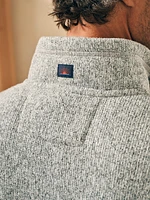 Sweater Fleece Quarter Zip - Light Granite