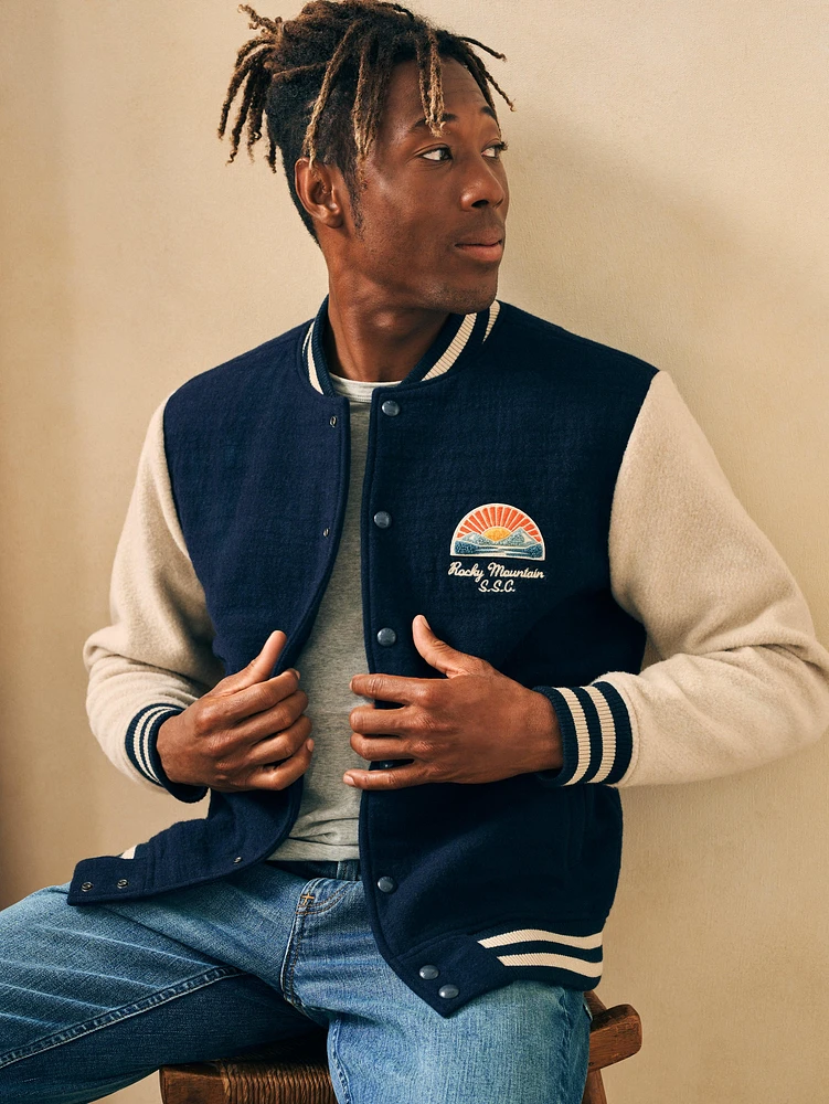 Varsity Jacket - Navy