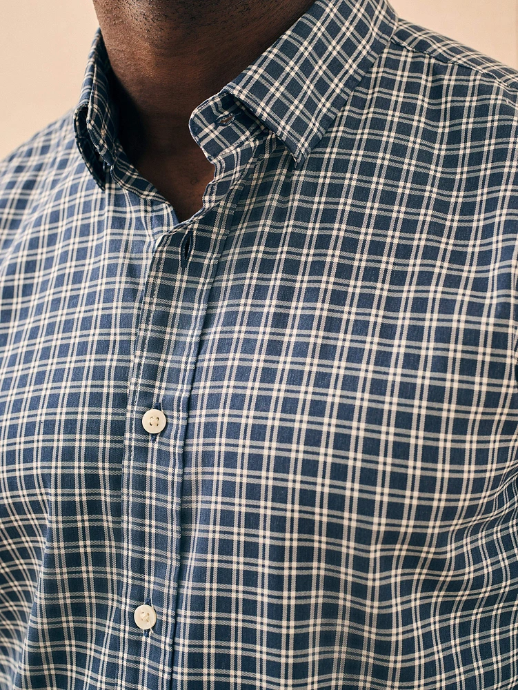 Movement™ Shirt - Navy White Check