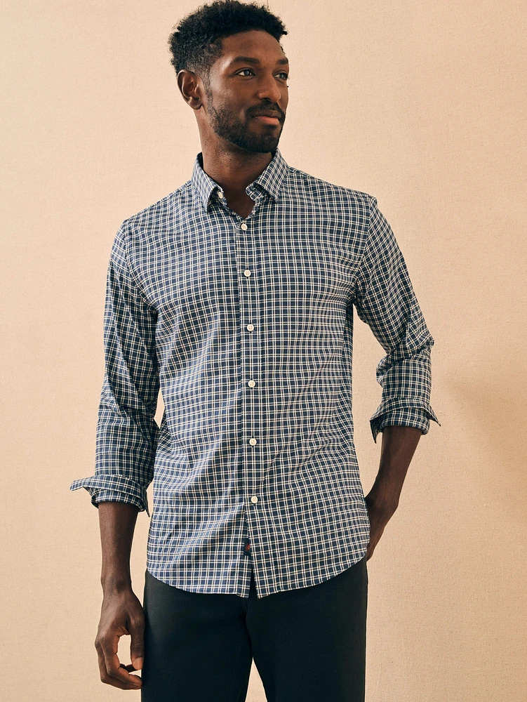 Movement™ Shirt - Navy White Check