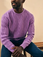 Reserve Cashmere Crewneck Sweater - Winter Lilac