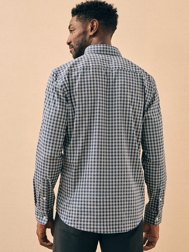 Movement™ Shirt - Navy White Check