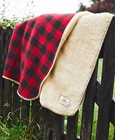 Legend™ High Pile Fleece Blanket - Red Black Buffalo