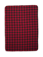 Legend™ High Pile Fleece Blanket - Red Black Buffalo