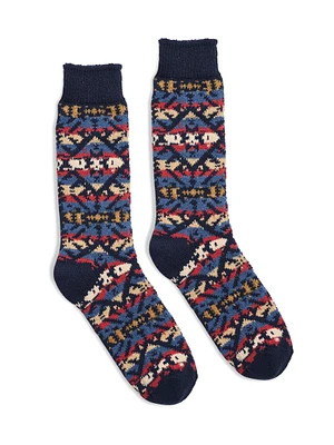 Thunder Voice Eagle Sock - Navy Four Eagles