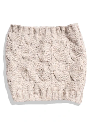 Marled Cable Snood - Driftwood