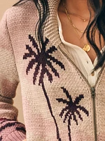 Sunset Palm Beach Cardigan