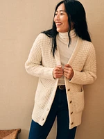 Frost Waffle Cardigan