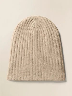 Jackson Slouchy Rib Beanie - Oatmeal Heather