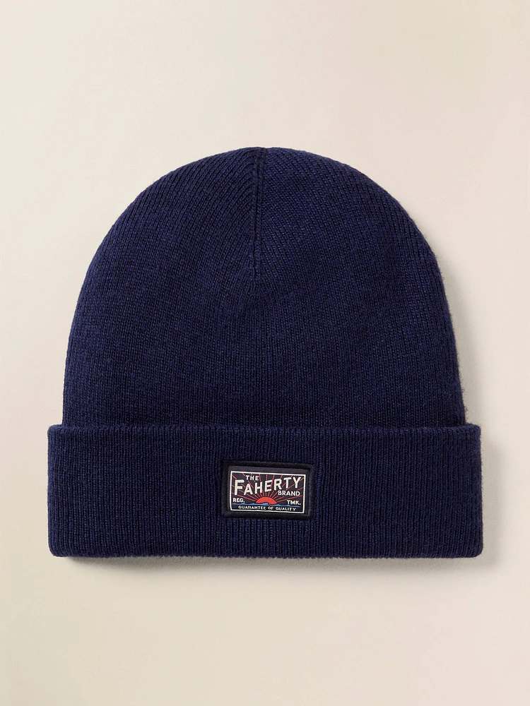 Faherty Logo Beanie
