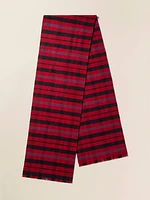 Fireplace Plaid Scarf - Fireplace Plaid