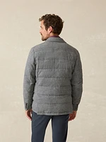 Teton Valley Quilted Blazer - Steel Rock Herringbone