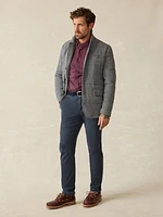 Teton Valley Quilted Blazer - Steel Rock Herringbone