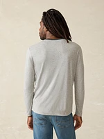 Long-Sleeve Cloud Reversible Crew