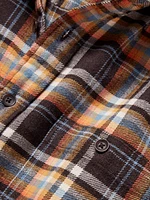 Super Brushed Flannel - Walnut Wood Plaid