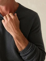 Tropical Cashmere Crewneck Sweater - Graphite