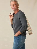 Tropical Cashmere Crewneck Sweater - Graphite