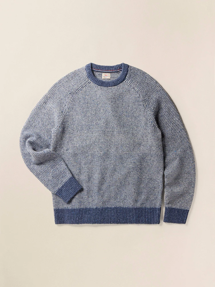 Donegal Crew Sweater - Sea Feeder Marl