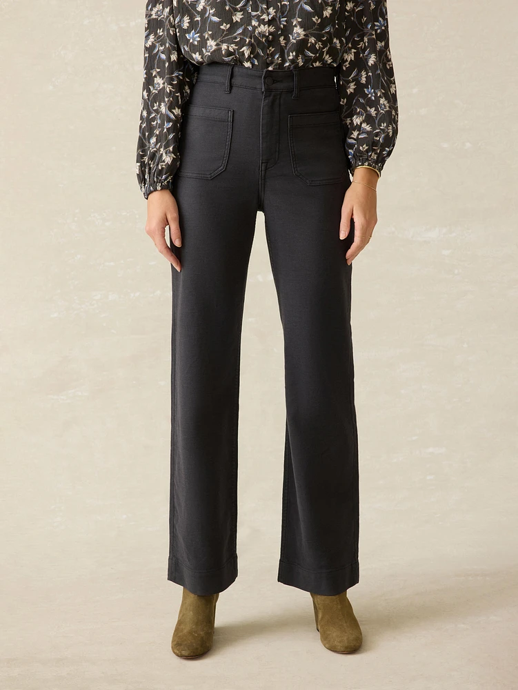 Stretch Terry Patch Pocket Pant