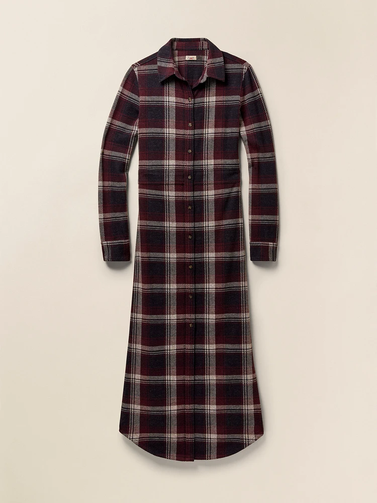 Legend™ Sweater Maxi Dress - Middlecreek Moon Plaid