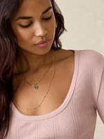 Pacific Pointelle Scoop Neck