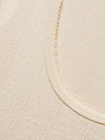 Pacific Pointelle Scoop Neck