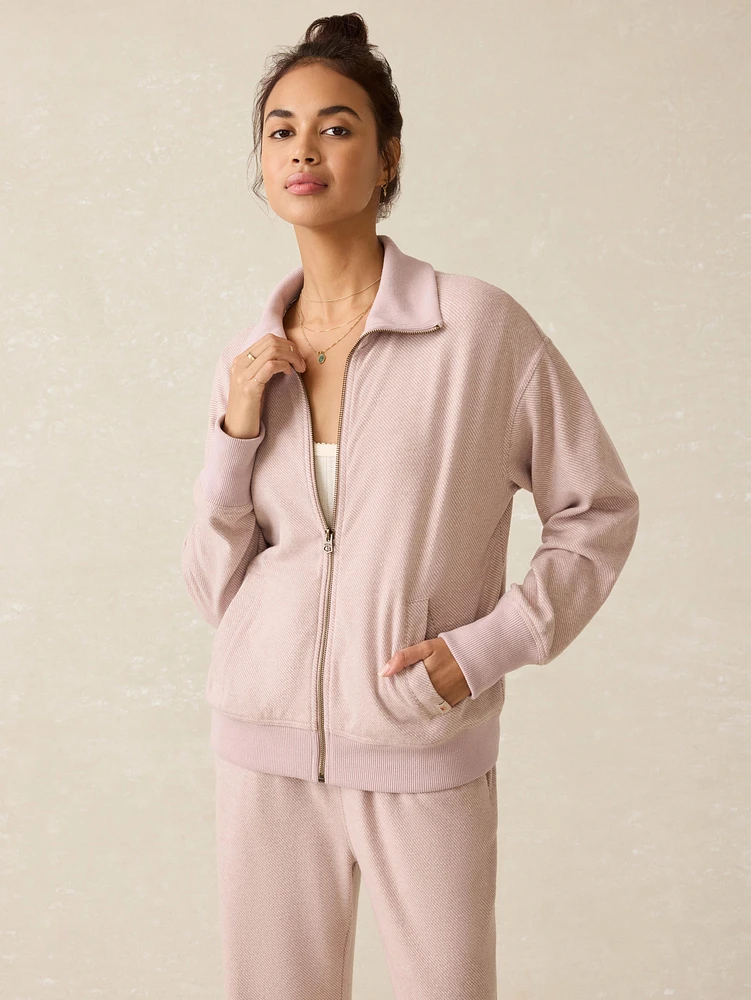 Legend™ Lounge Full Zip - Blush Twill