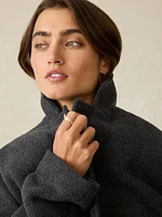 Atlantic Knit Coat - Charcoal