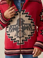 Steven Paul Judd Thunderbird Cardigan - Red