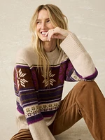 Snowdrift Sweater - Multi Snowflake