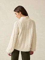 Frost Cableknit Sweater - Cream