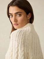 Frost Cableknit Sweater - Cream