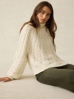 Frost Cableknit Sweater - Cream