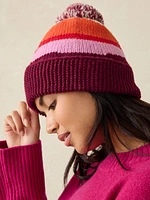 Sun and Wave Beanie - Red Multi
