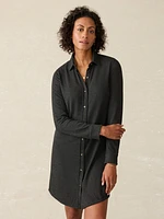 Legend™ Sweater Dress - Heathered Black Twill