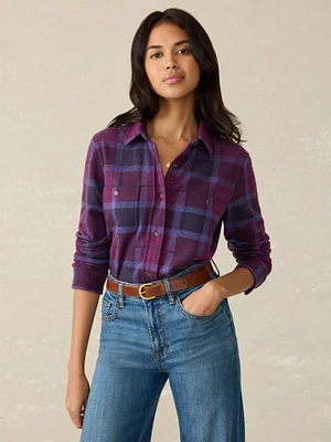 Legend™ Sweater Shirt - Snowberry Plaid