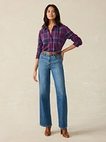 Legend™ Sweater Shirt - Snowberry Plaid